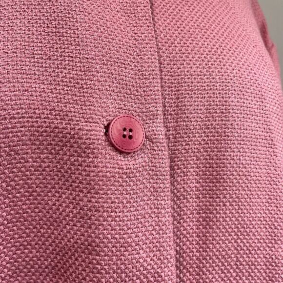 Eileen Fisher Pink Linen Cotton Blend Jacket Coat Size 2X NWT - Picture 5 of 8
